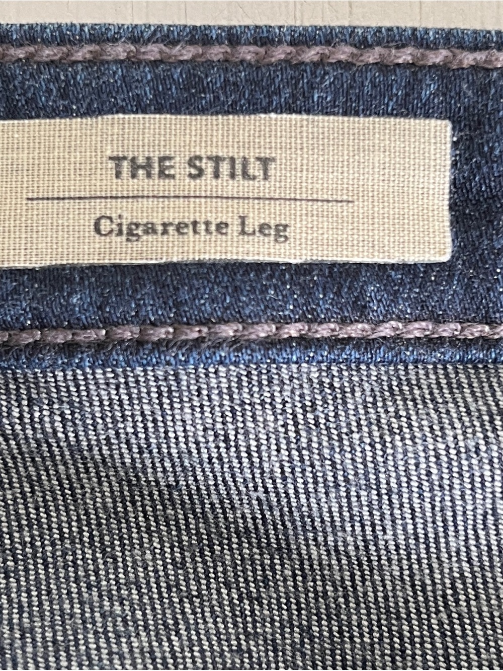 AG Adriano Goldschmied The Stilt Cigarette Leg Dark Wash Jeans size 27 - Picture 8 of 9